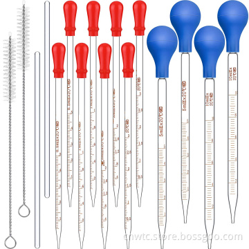 High Boro3.3 Glass Measuring Pipette with Graduation from 0.1mm to 50mm: Laboratory Consumables for Precise Volume Measurement